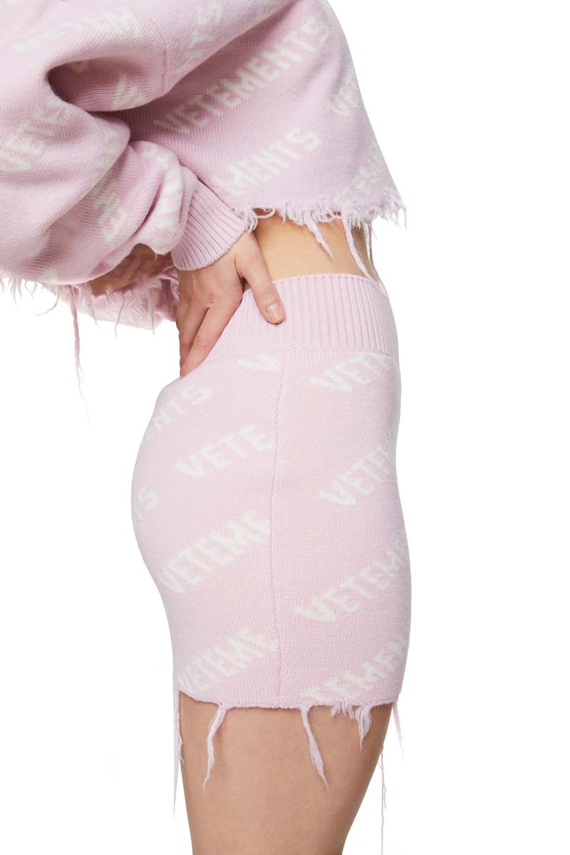 スカート VETEMENTS Woman Skirt Pink WE64KN905P BABYPINK Vetements Outlet: Skirt woman - Pink | Vetements skirt