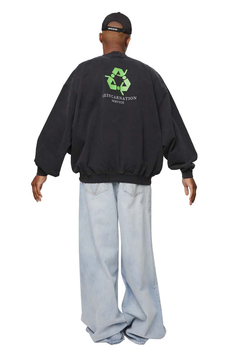 Vetements Not Doing Shit Today Sweatshirt - Black | Garmentory