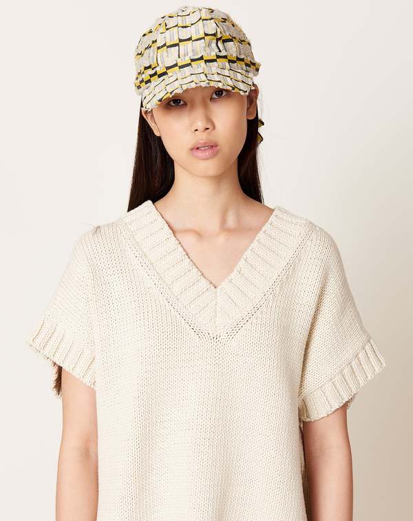 Henrik Vibskov Sausage Cap - Four Color Checks | Garmentory