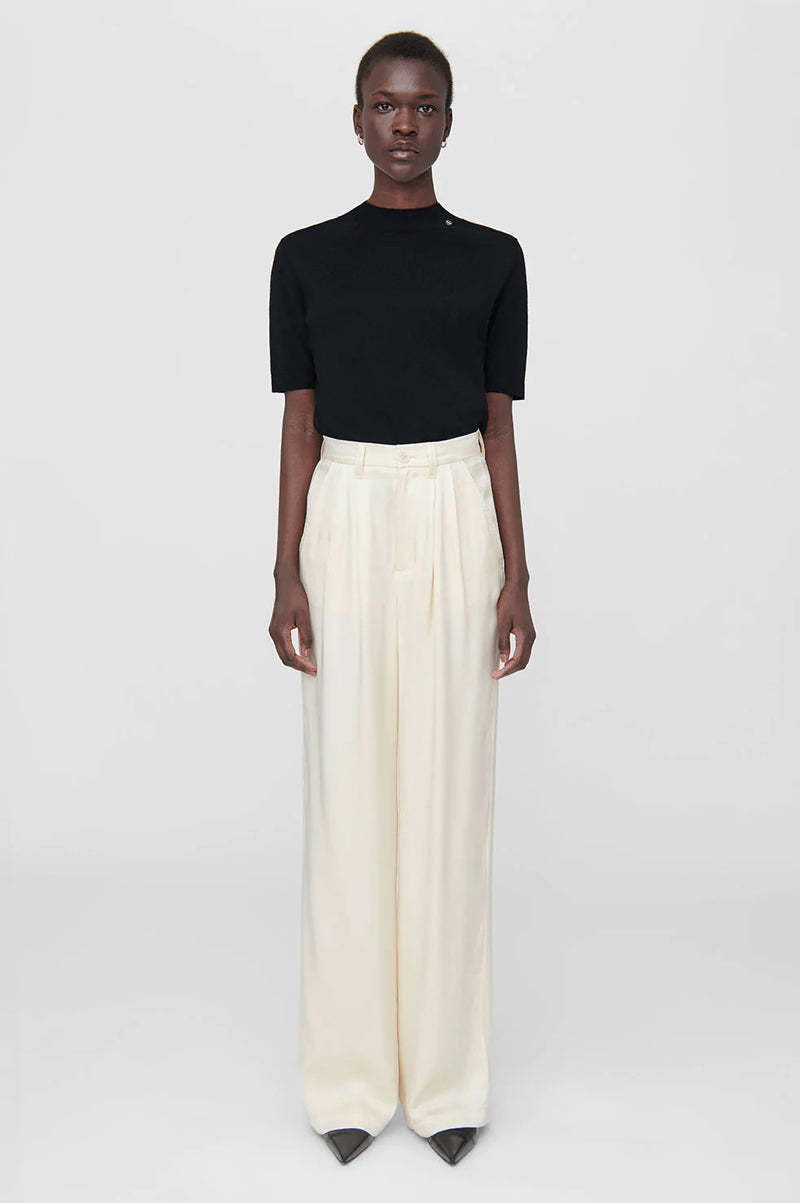 Anine Bing Carrie Pant - White | Garmentory