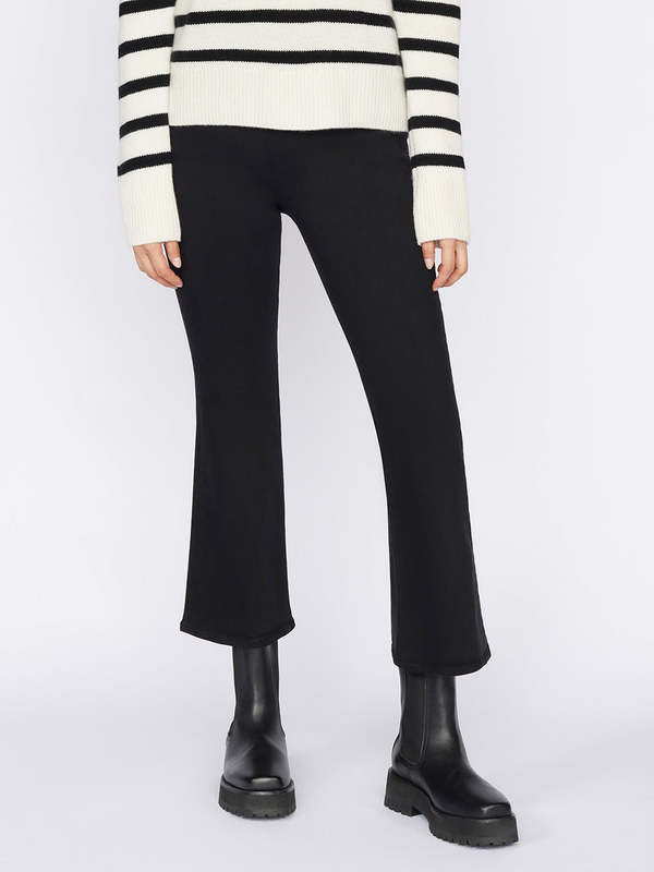 Frame Jet Set Frame Jet Set Crop Mini Boot JCMB631 denim - Sheen Noir | Garmentory