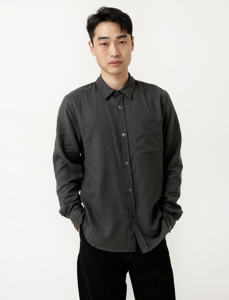 Margaret Howell Minimal Shirt - Cotton Cashmere Twill