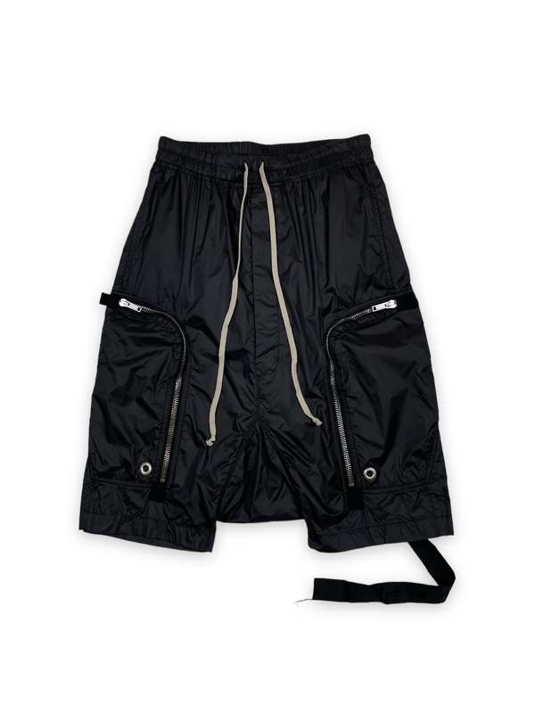 Rick Owens Bauhaus Pod Shorts - Black | Garmentory