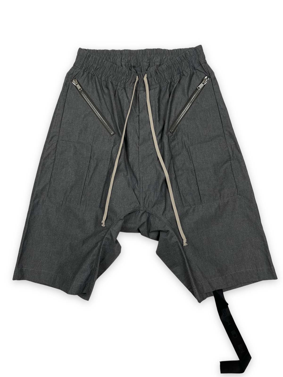 Rick Owens Stobe Cargo Pod Shorts - Grey Melange | Garmentory