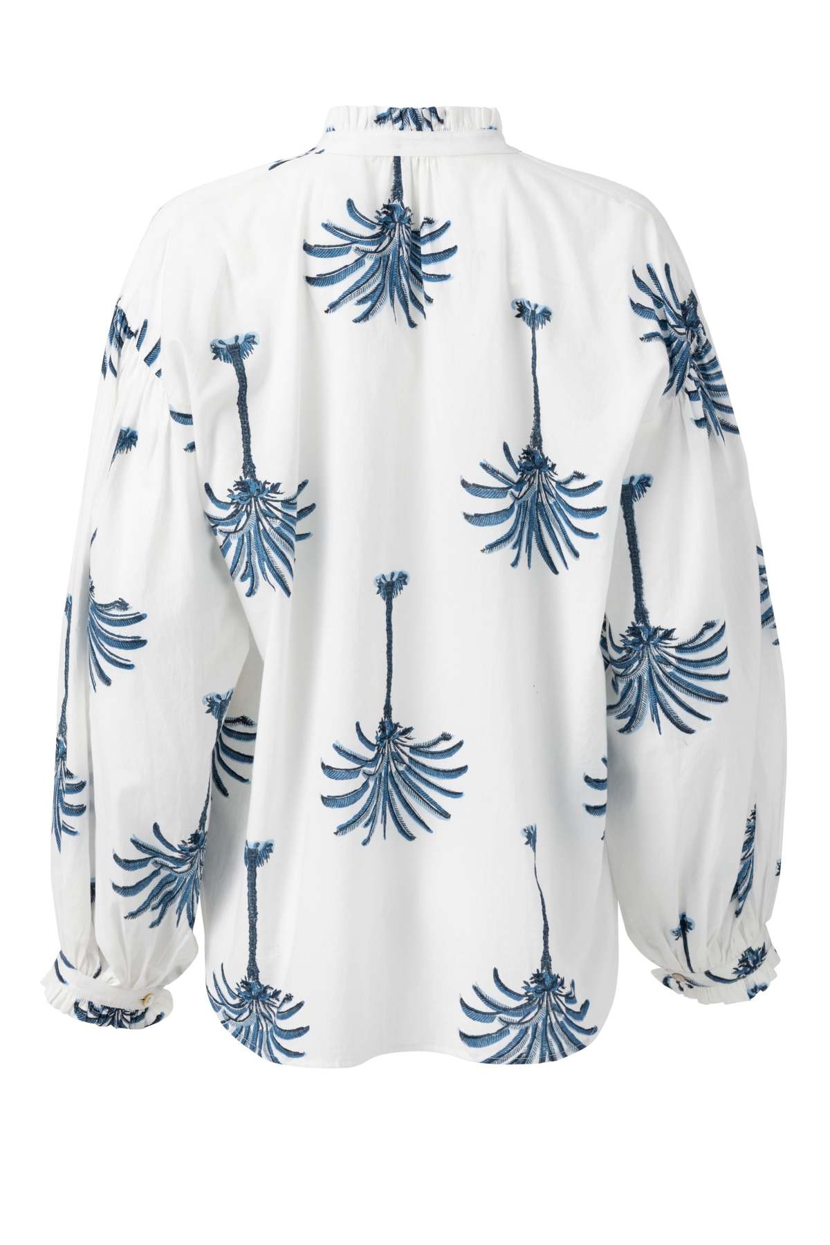 Pink Palms Alix Blouse