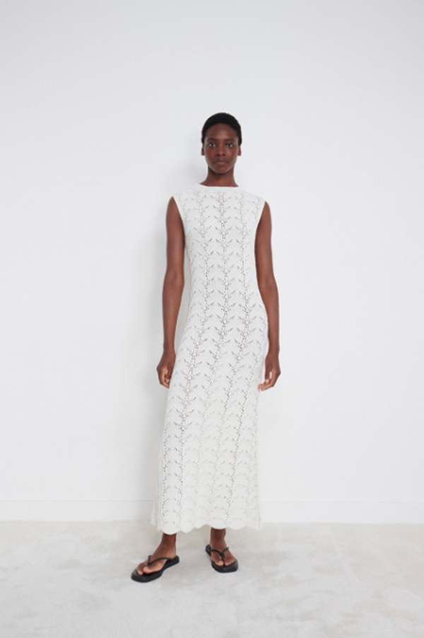 loulou studio crochet dress LouLou Studio Trento Crochet Dress