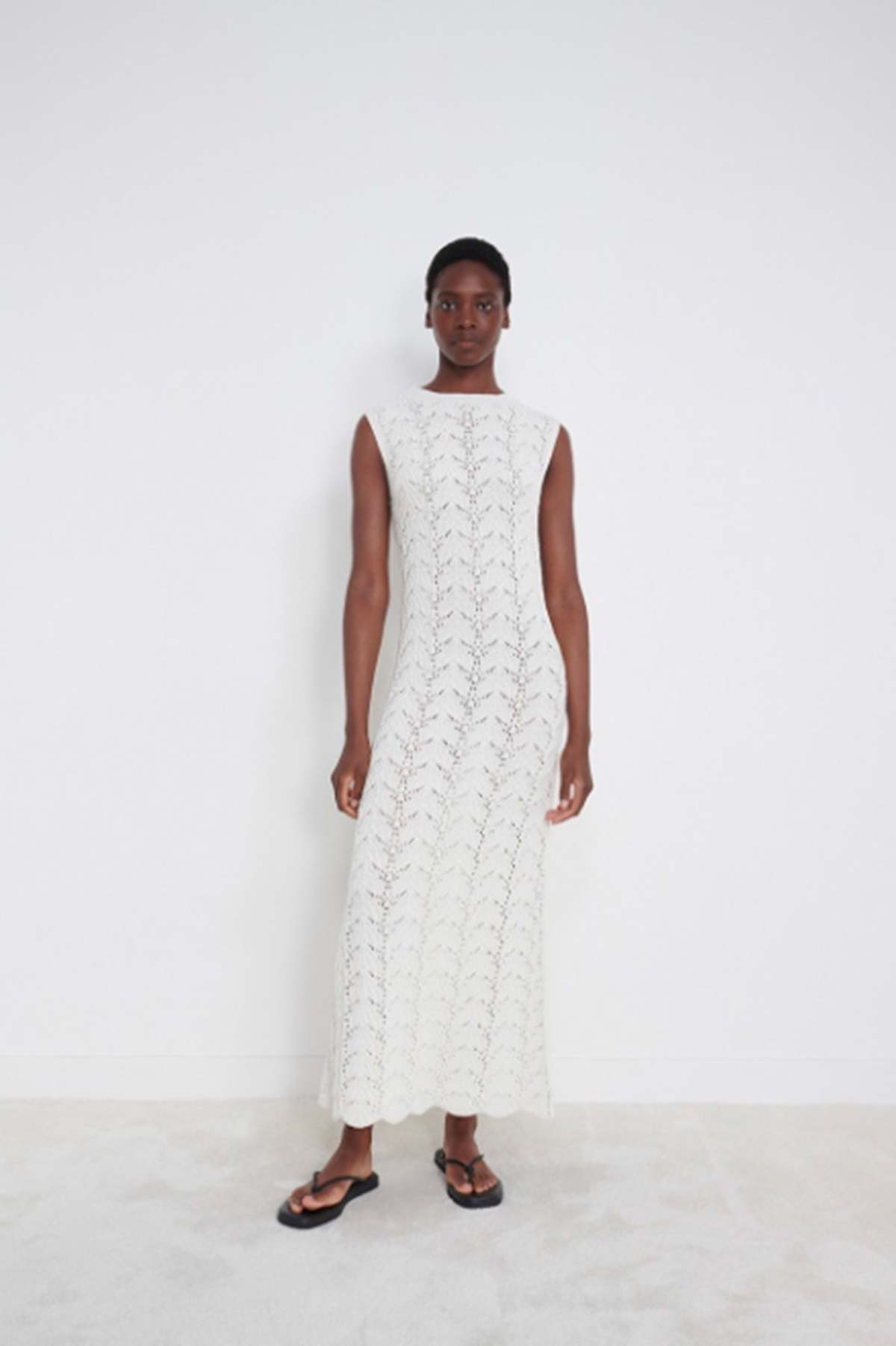 loulou studio crochet dress Trento Size:10 / 6 US Homemade Red and White YGroup_hailey-strapless-mini-dress Wedding dress feminine edge to the