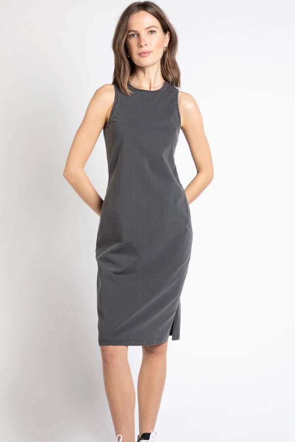 thread and supply black midi dress Thread and Supply Polina Black Flare Pants main image 1