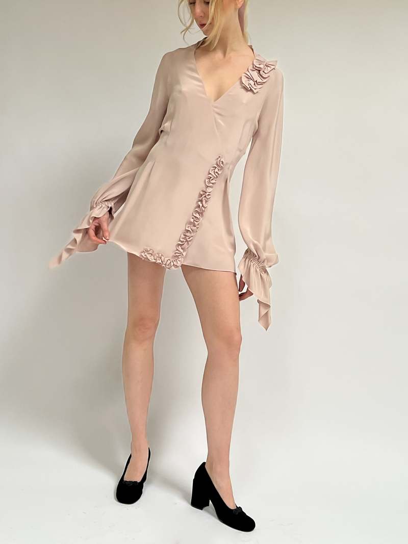 windsor mesh dress Tate Rhinestone Mesh Party Dress