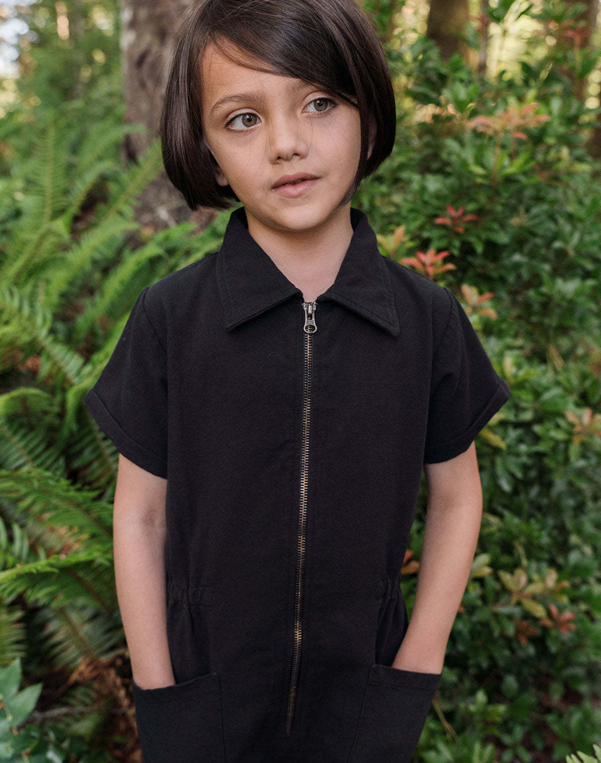 Kids Noble Organic Utility Suit Ash Garmentory