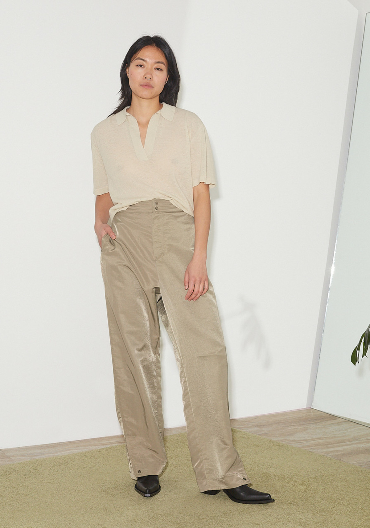 BIRROT Giwa Trouser - Olive | Garmentory BIRROT Giwa Trouser - Olive | Garmentory