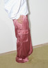Tibi Shiny Nylon Pleated Stella Cargo Pants - Rose - Thumbnail 2