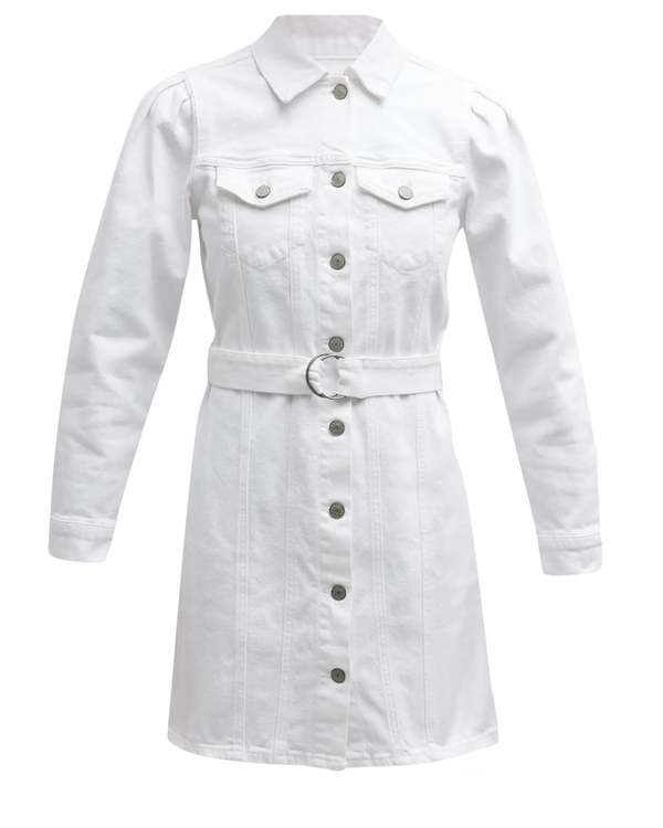 rails white denim dress SARATOGA DRESS