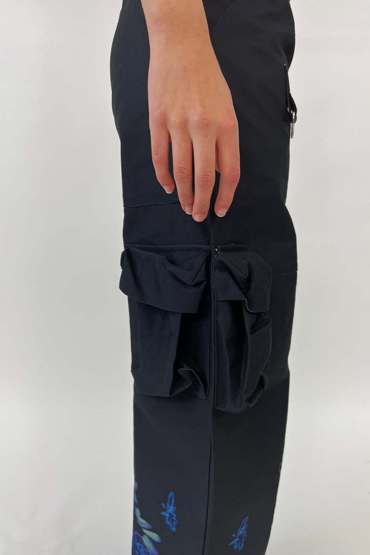 Collina Strada Lawn Cargo Pants - Basically Black - Image 6 of 11