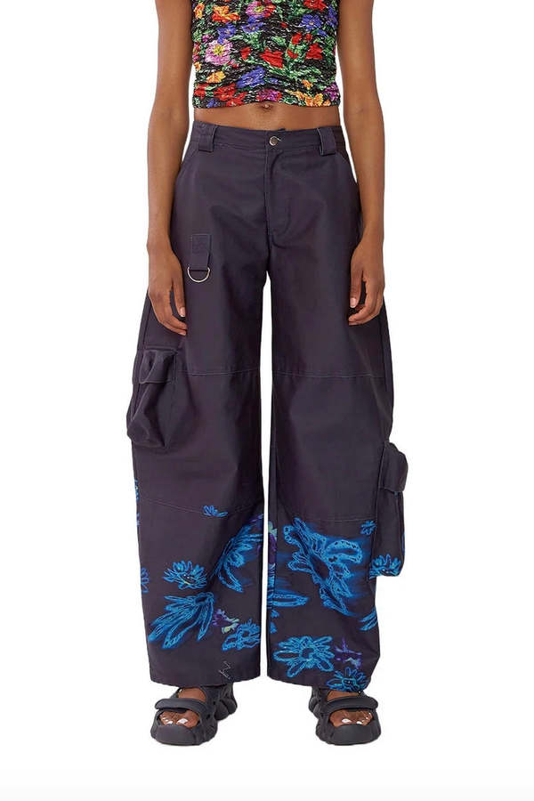 Collina Strada Lawn Cargo Pants - Basically Black
