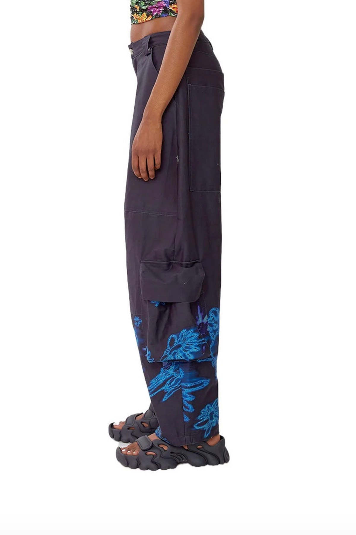 Collina Strada Lawn Cargo Pants - Basically Black - Image 10 of 11