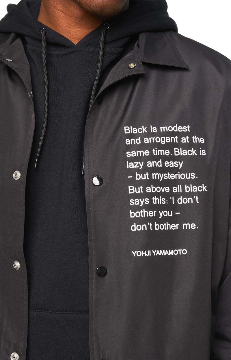 Yohjiyamamoto × NEW ERA Coach Jacket Yohji Yamamoto X NEW ERA Coach Jacket | eBay