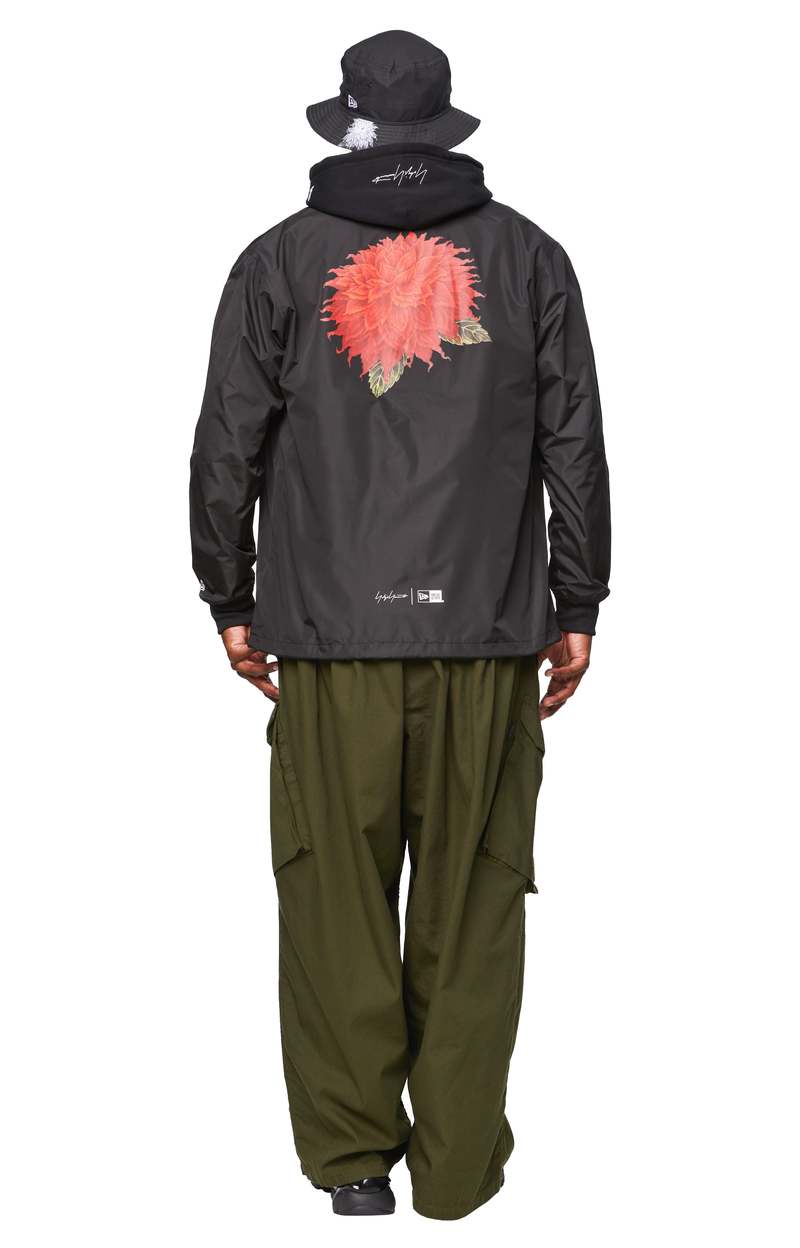 Yohjiyamamoto × NEW ERA Coach Jacket Yohji Yamamoto Black New Era Edition Coach Jacket Yohji Yamamoto