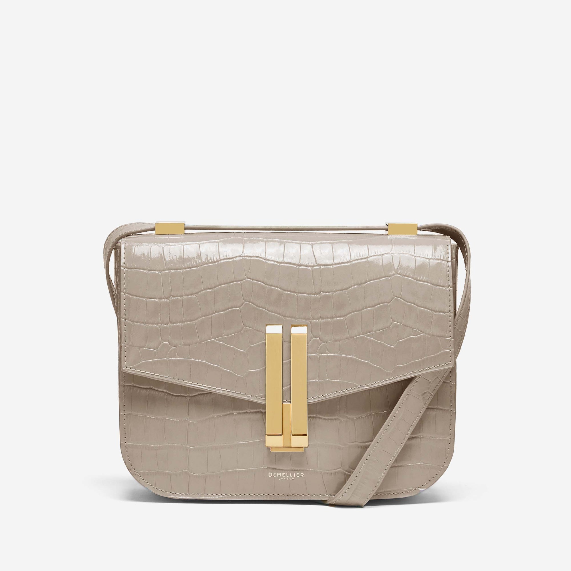 DeMellier Vancouver bag - Taupe Croc Effect | Garmentory