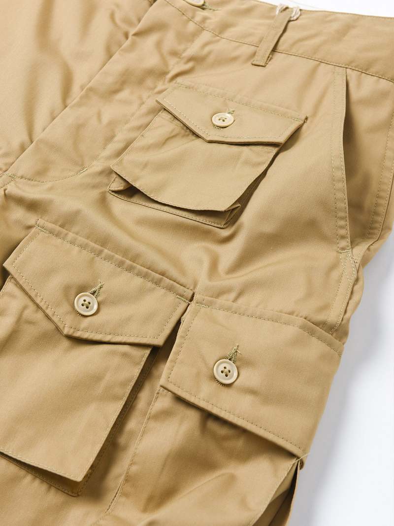 Engineered Garments PC Feather Twill FA Pant - Khaki