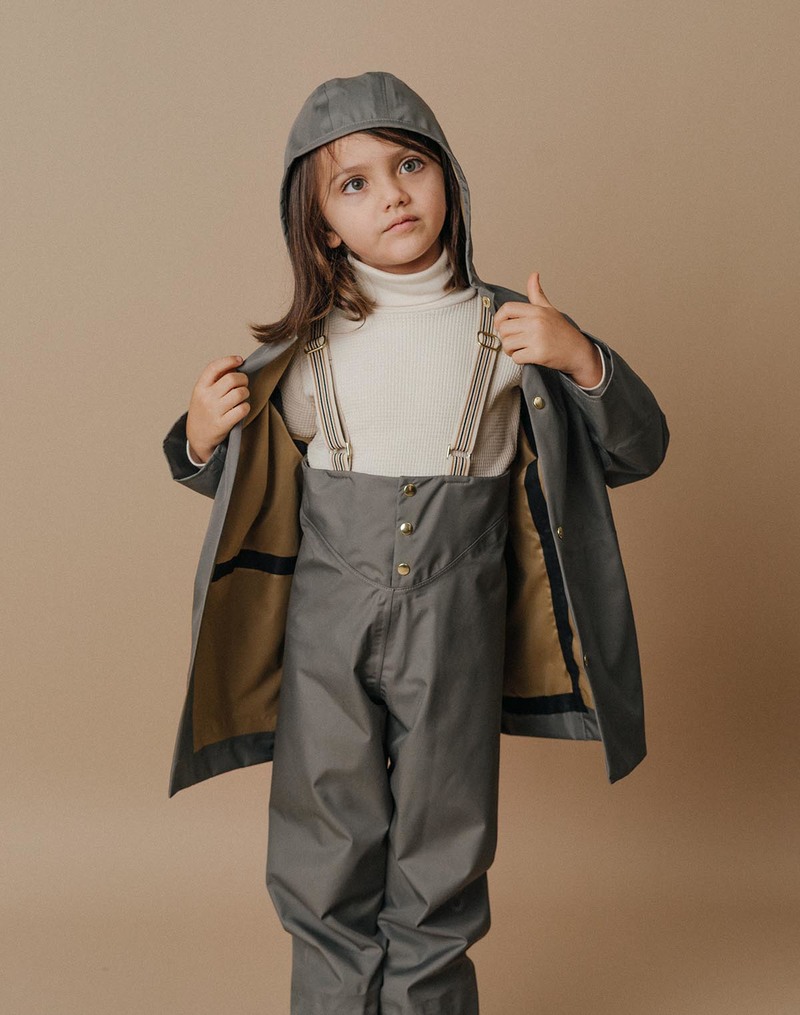 kids Fairechild Midi Raincoat - Rosemary | Garmentory