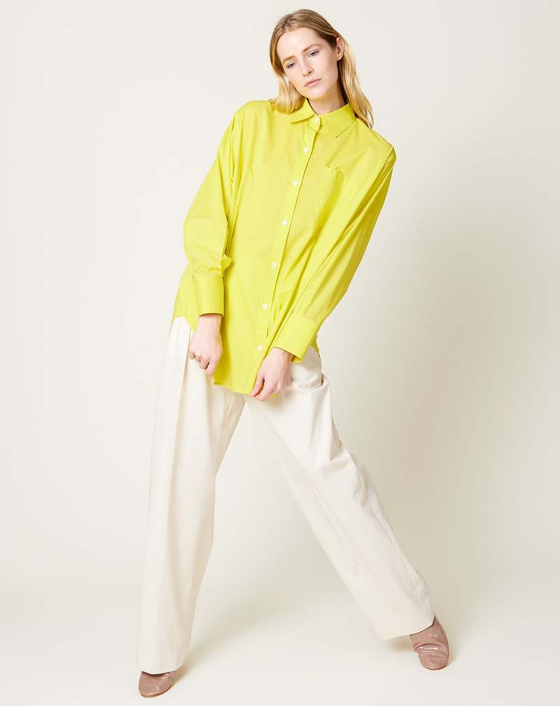 yellow tunic shirt
