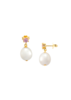 Sunday Stephens PEARLY WHITES EARRINGS - GOLD - Thumbnail 1