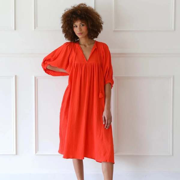 Mille Saffron Dress Poppy Garmentory
