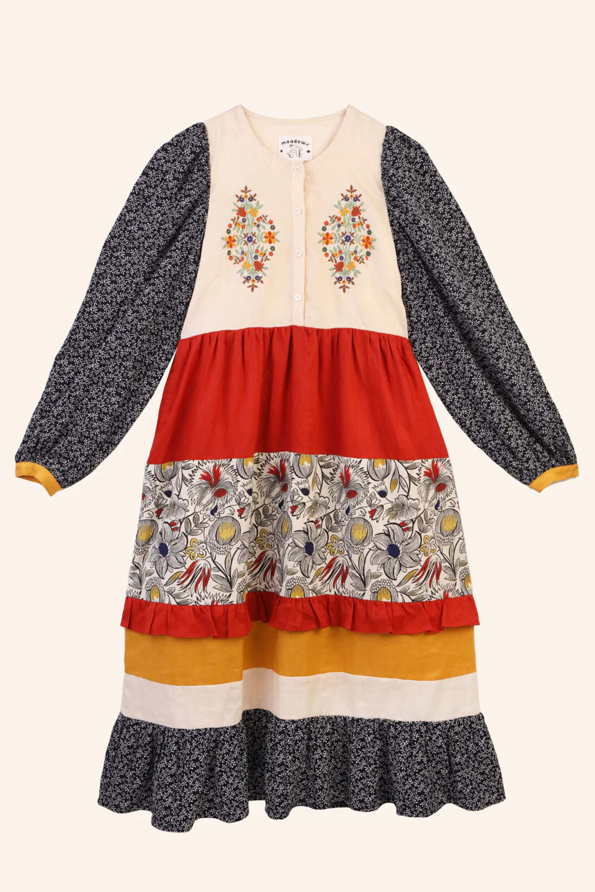 Meadows Telekia Dress - Multi - Image 4 of 5