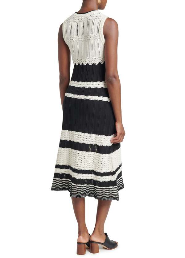 white christmas dresses Helen Jon Valentina Crochet Dress in Neutral main image 0
