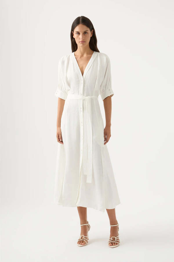 Aje Ennoble Dress - Ivory | Garmentory Aje Ennoble Dress - Ivory | Garmentory