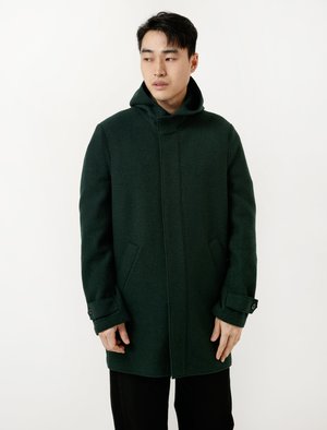 Harris Wharf Long Parka - Boiled Wool Racing Green Harris Wharf Long Parka - Boiled Wool Racing Green