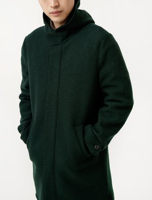 Harris Wharf Long Parka - Boiled Wool Racing Green Harris Wharf Long Parka - Boiled Wool Racing Green
