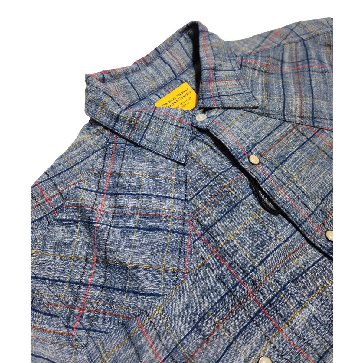 Original Madras Trading Company Western Rib Dobby - Check Weave Shirt ...