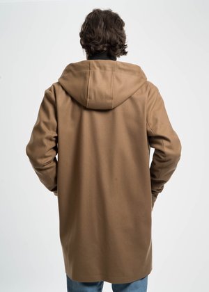 Harmony Camel Mathieu Hooded Wool Coat Harmony Camel Mathieu Hooded Wool Coat