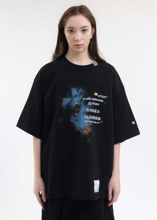 Mihara Yasuhiro Printed Tee - Black | Garmentory