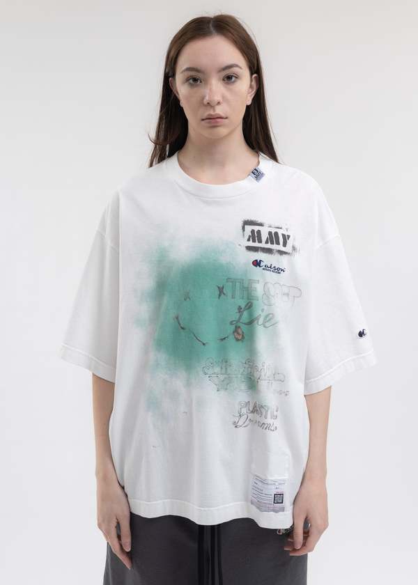 Mihara Yasuhiro Printed Tee - White | Garmentory