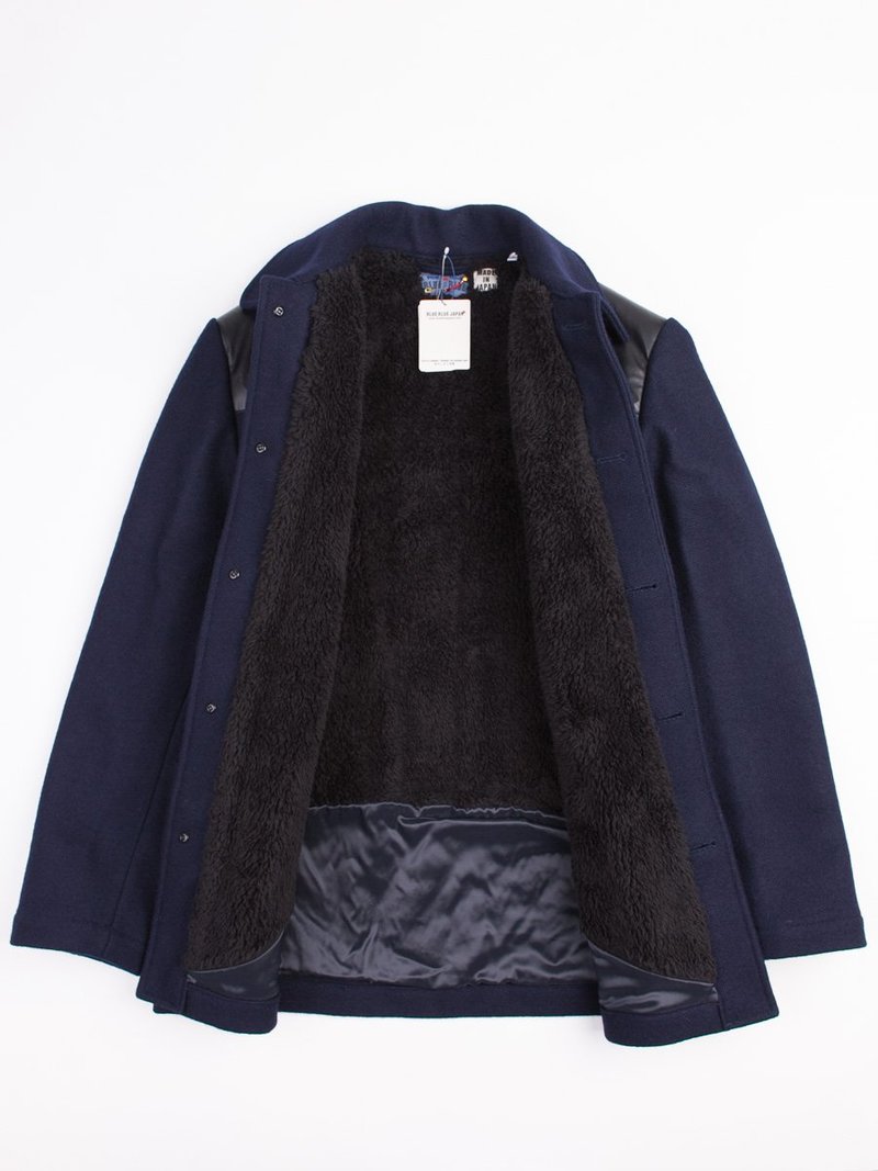 Blue Blue Japan Wool Melton Donkey Jacket - Navy | Garmentory