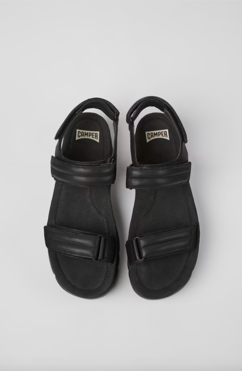 Camper Oruga Up-k201543 - Sandali Donna Con Suola Spessa, Colore Tessuto, Chiusura In EVA E Cinturino Alla Caviglia - 4
