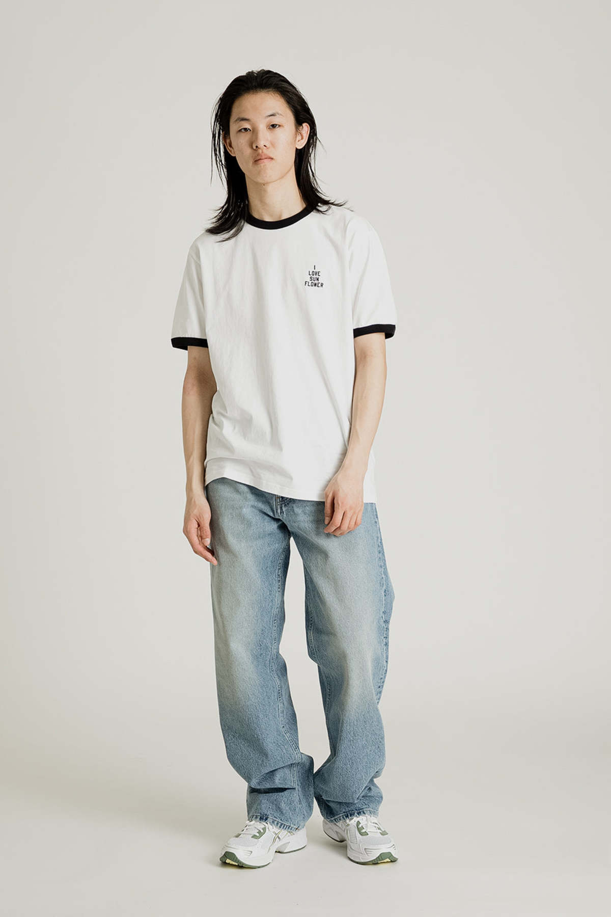 【SUNFLOWER】JAGGER TEE OFF-WHITE M Sunflower Jagger T-Shirt - White | Garmentory