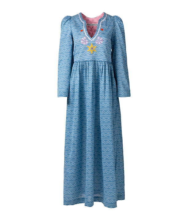 princess polly baby blue dress BLUE MOON – SPELL main image 1