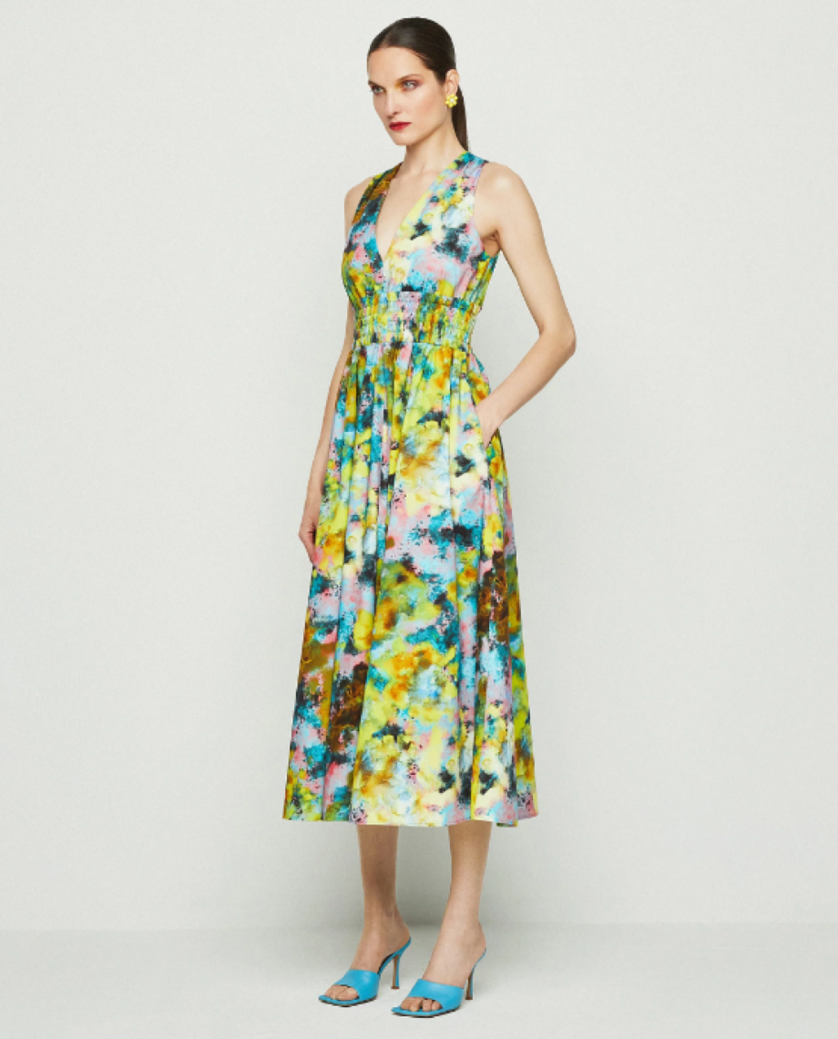 Mirto Multicolor Print Dress - Image 2 of 5
