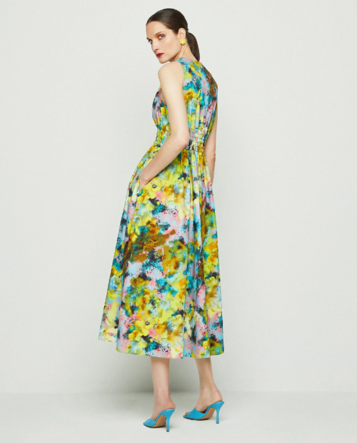 Mirto Multicolor Print Dress - Image 3 of 5