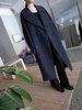 Lemaire DOUBLE BREASTED OVERCOAT - Black - Thumbnail 4