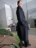 Lemaire DOUBLE BREASTED OVERCOAT - Black - Thumbnail 8