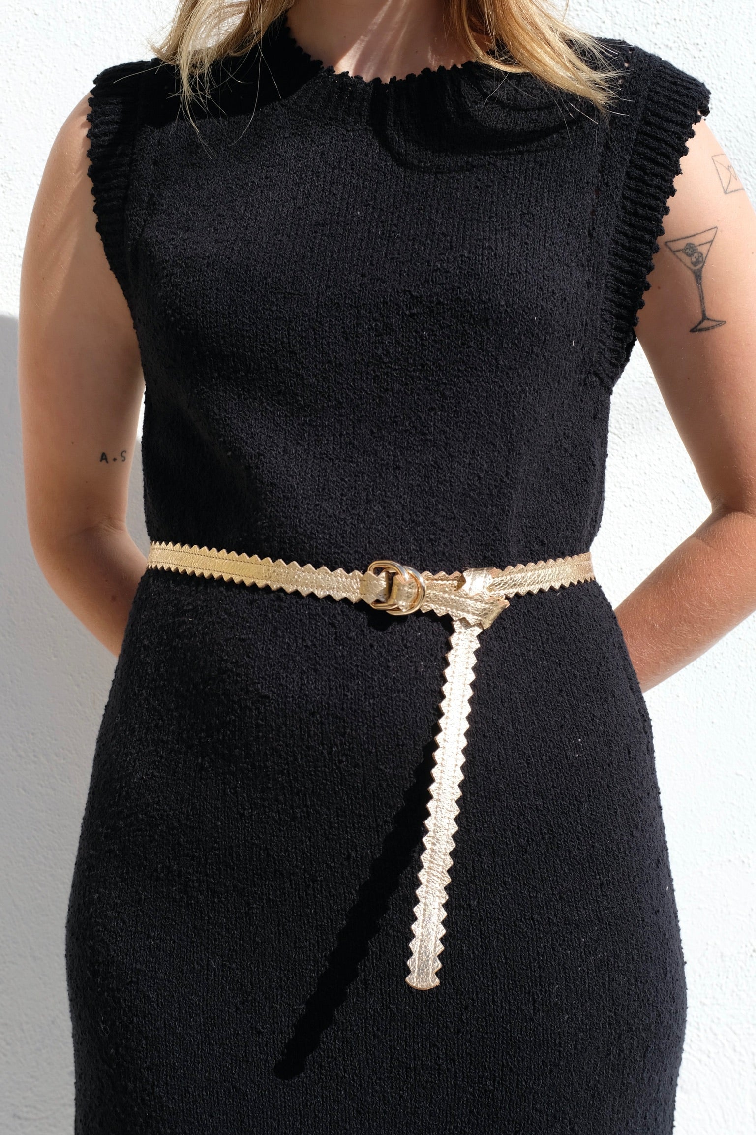 Rachel Comey Pink and Gold Belt with Minimalist Design Belts | Rachel Comey main image 2