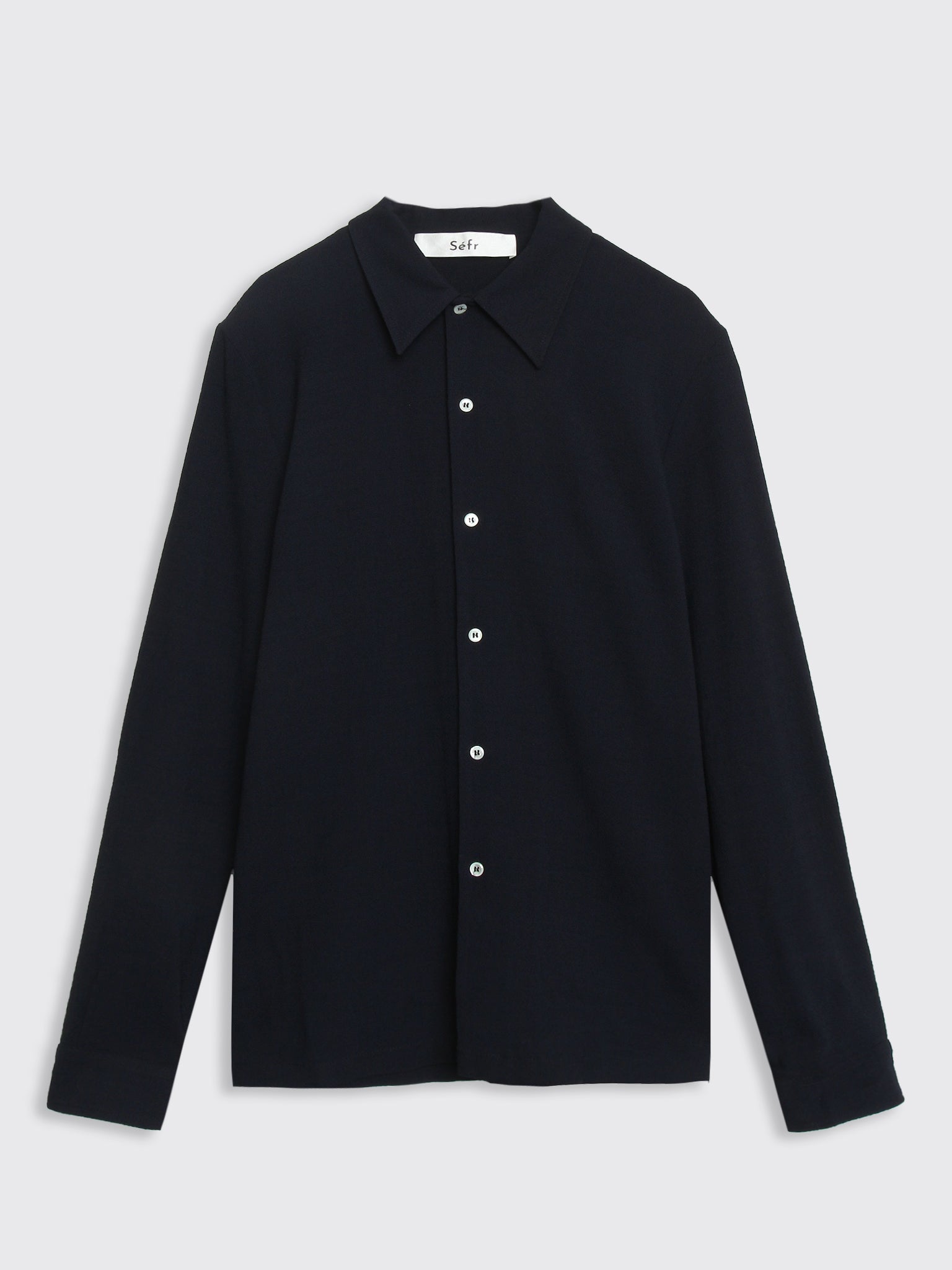 Séfr Rampoua Shirt - Dark Navy | Garmentory