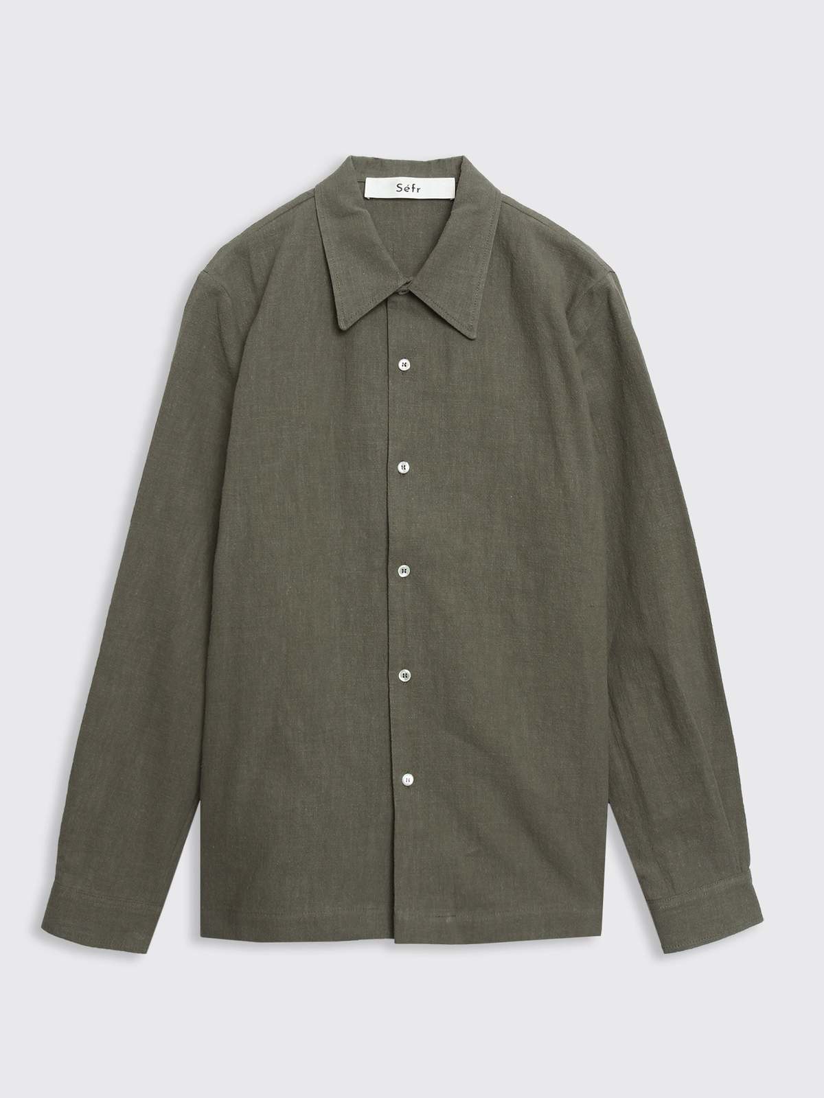 Séfr Ripley Shirt - Stonewashed Leaf | Garmentory