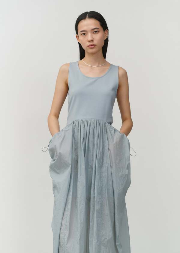Amomento Sheer Jersey Dress | Garmentory