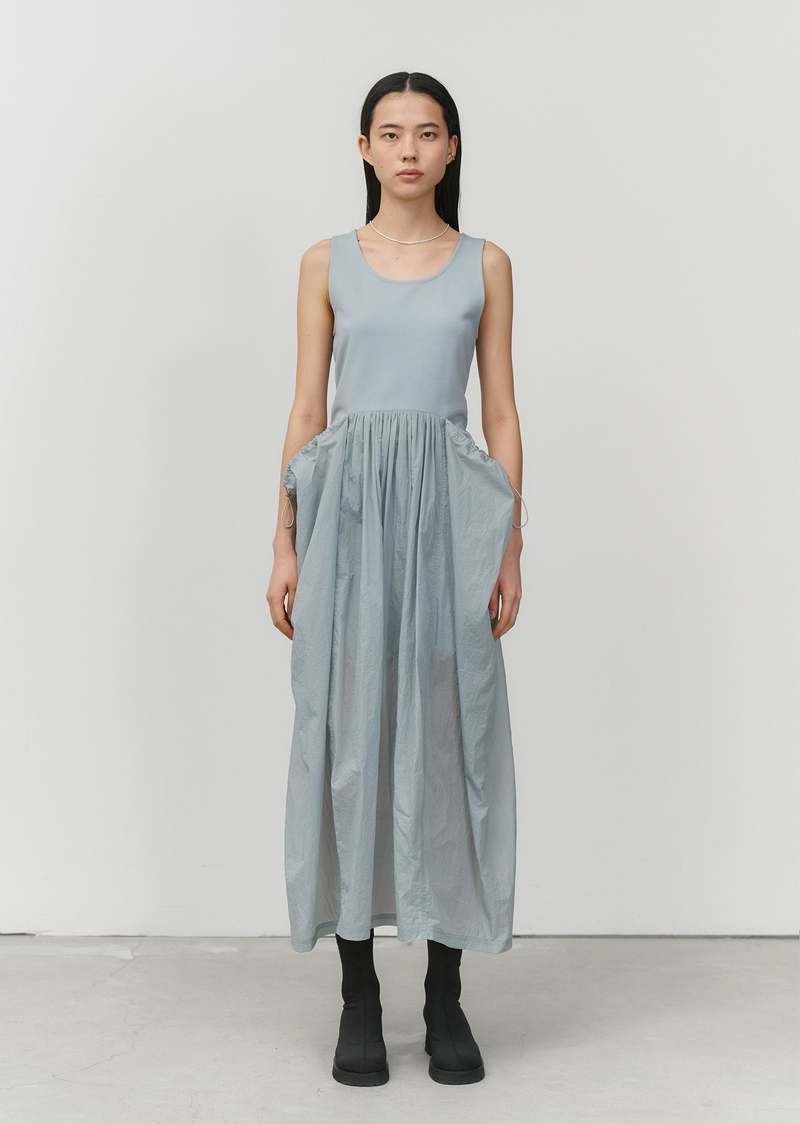 Amomento Sheer Jersey Dress | Garmentory